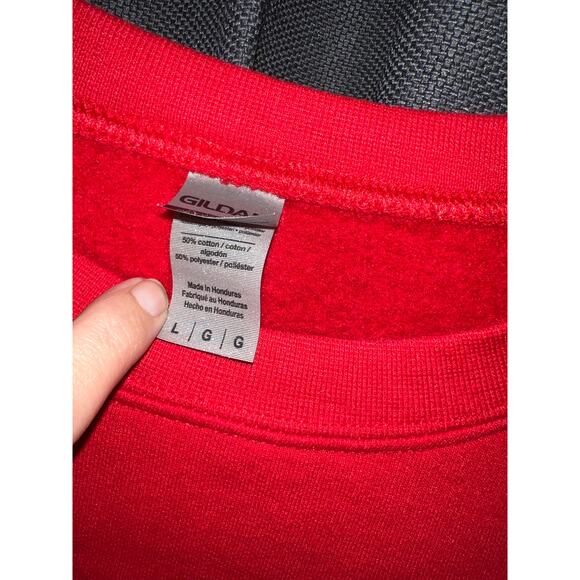 Ugly Christmas Sweater Xmas Sweatshirt Crewneck Size Large Lizzo - Picture 2 of 3